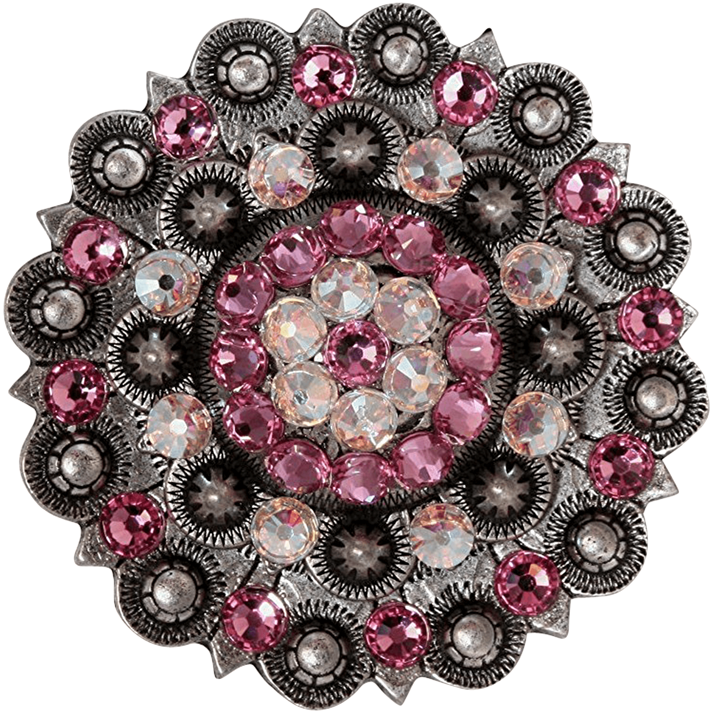 ANTIQUE SILVER PINK & AB - RODEO DRIVE