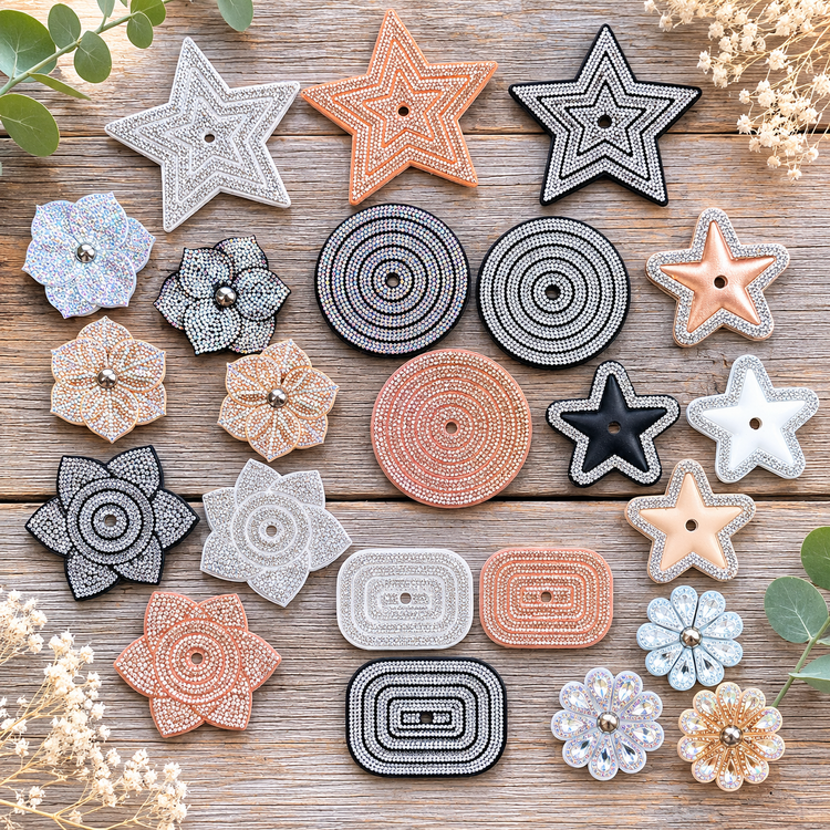 Rhinestone Flowers