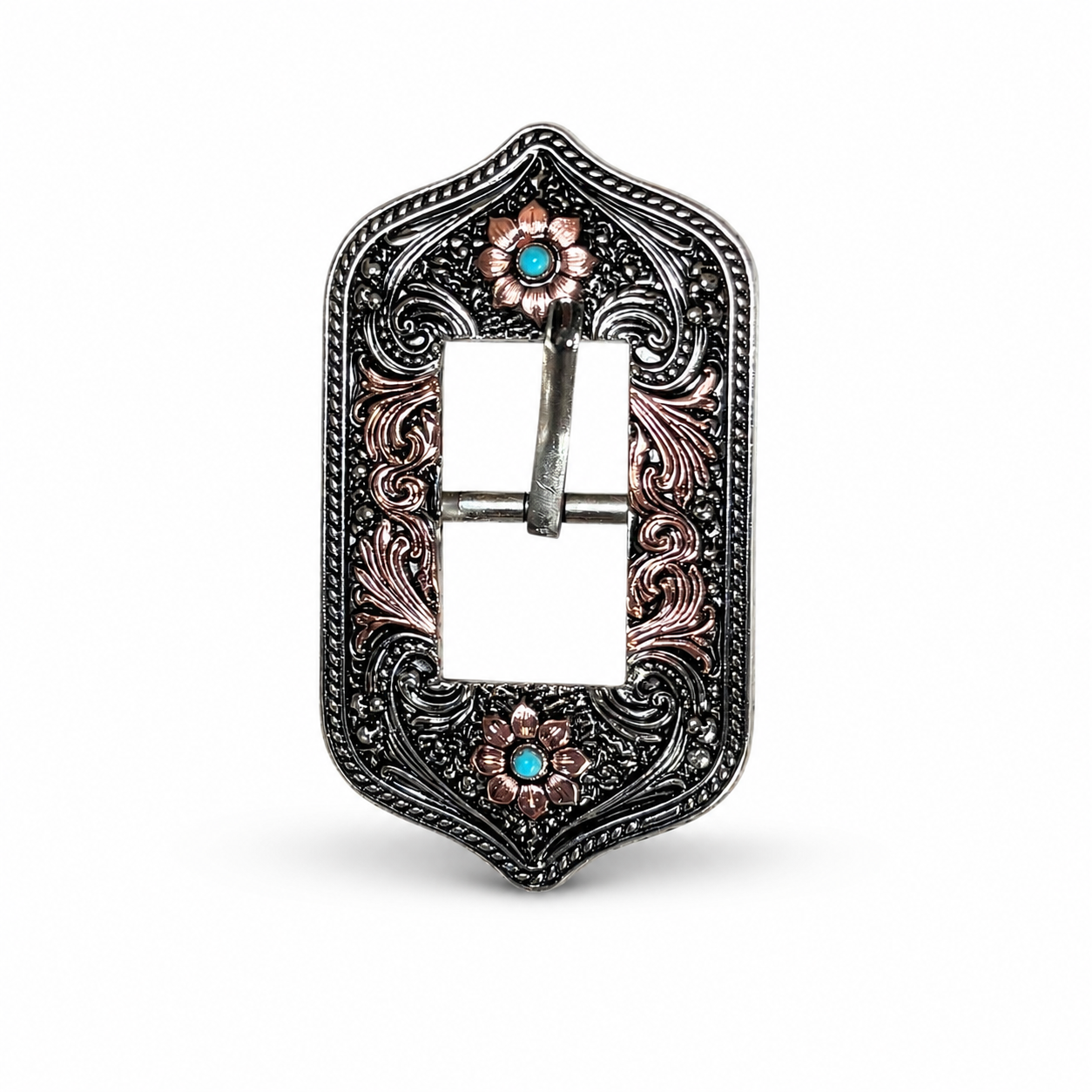 Antique Silver Western Buckles - Assorted