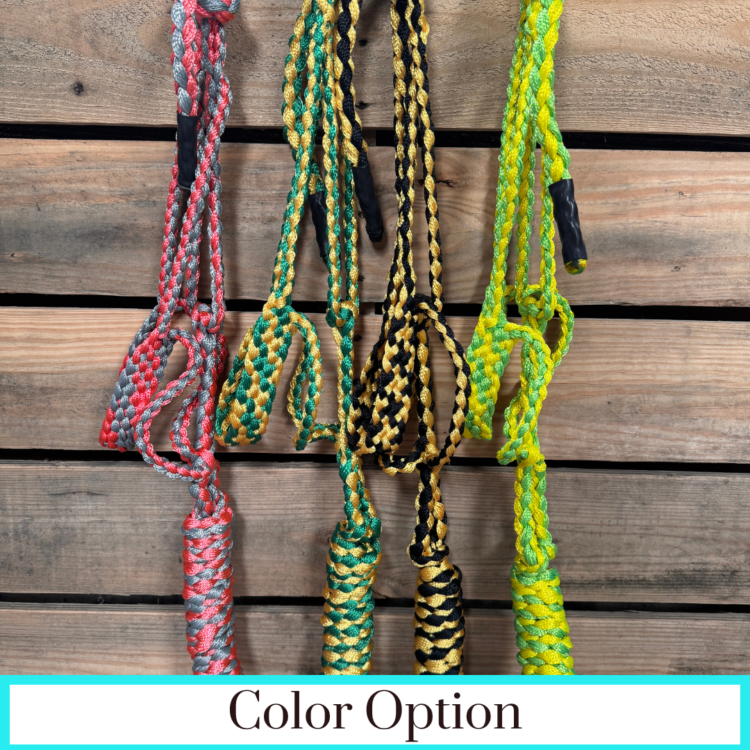 Mule Tape Halters - Two Tone Assorted Colors-