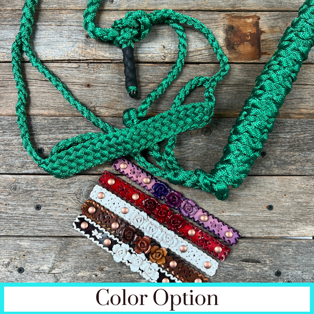 Rose - Green Mule Tape Halter