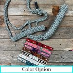 Rose - Grey Mule Tape Halter