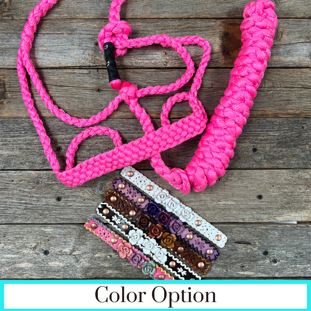 Rose - Pink Mule Tape Halter