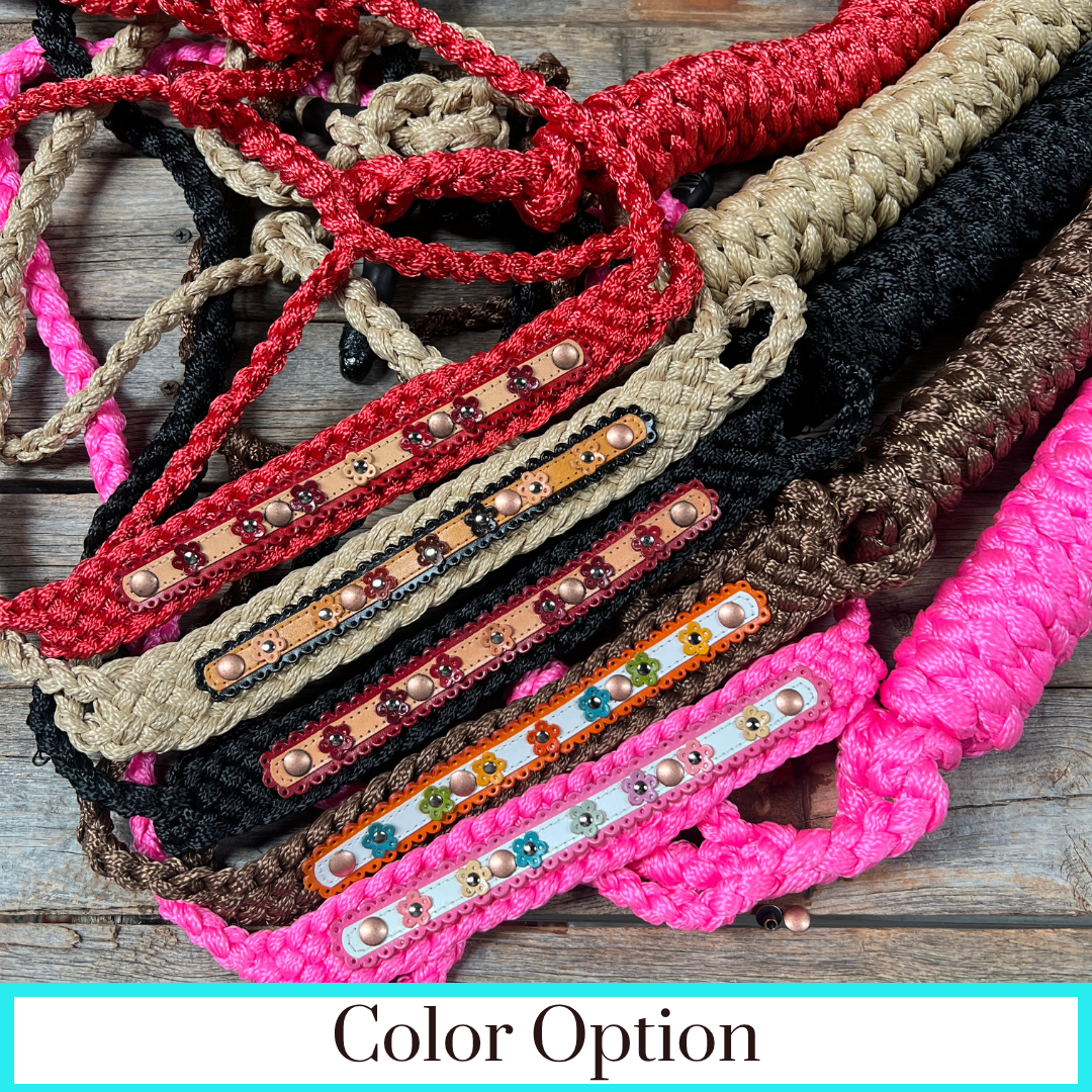 Single Flower Mule Tape Halter