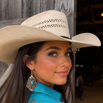 Fashion Turquoise Thunderbird Earrings