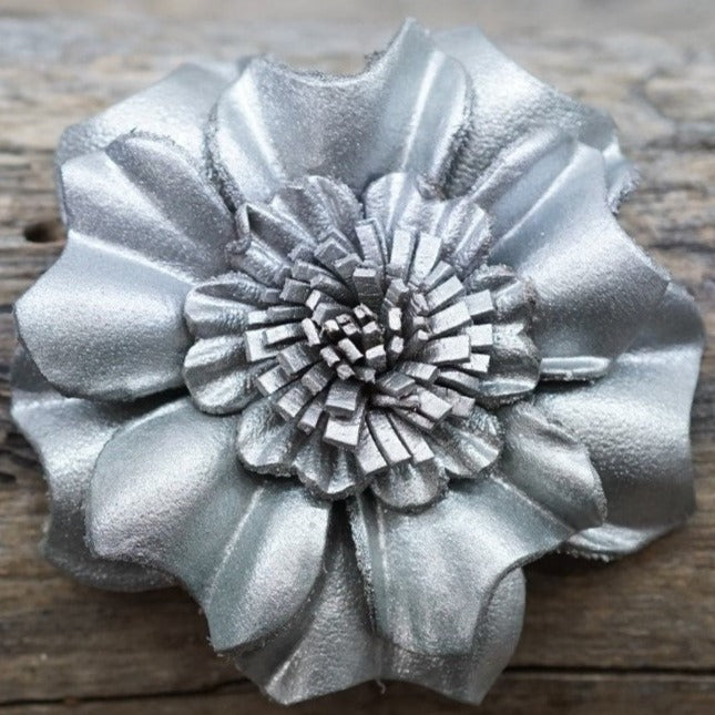 Hand Painted Leather Flowers - Carnations