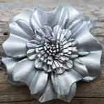 Hand Painted Leather Flowers - Carnations