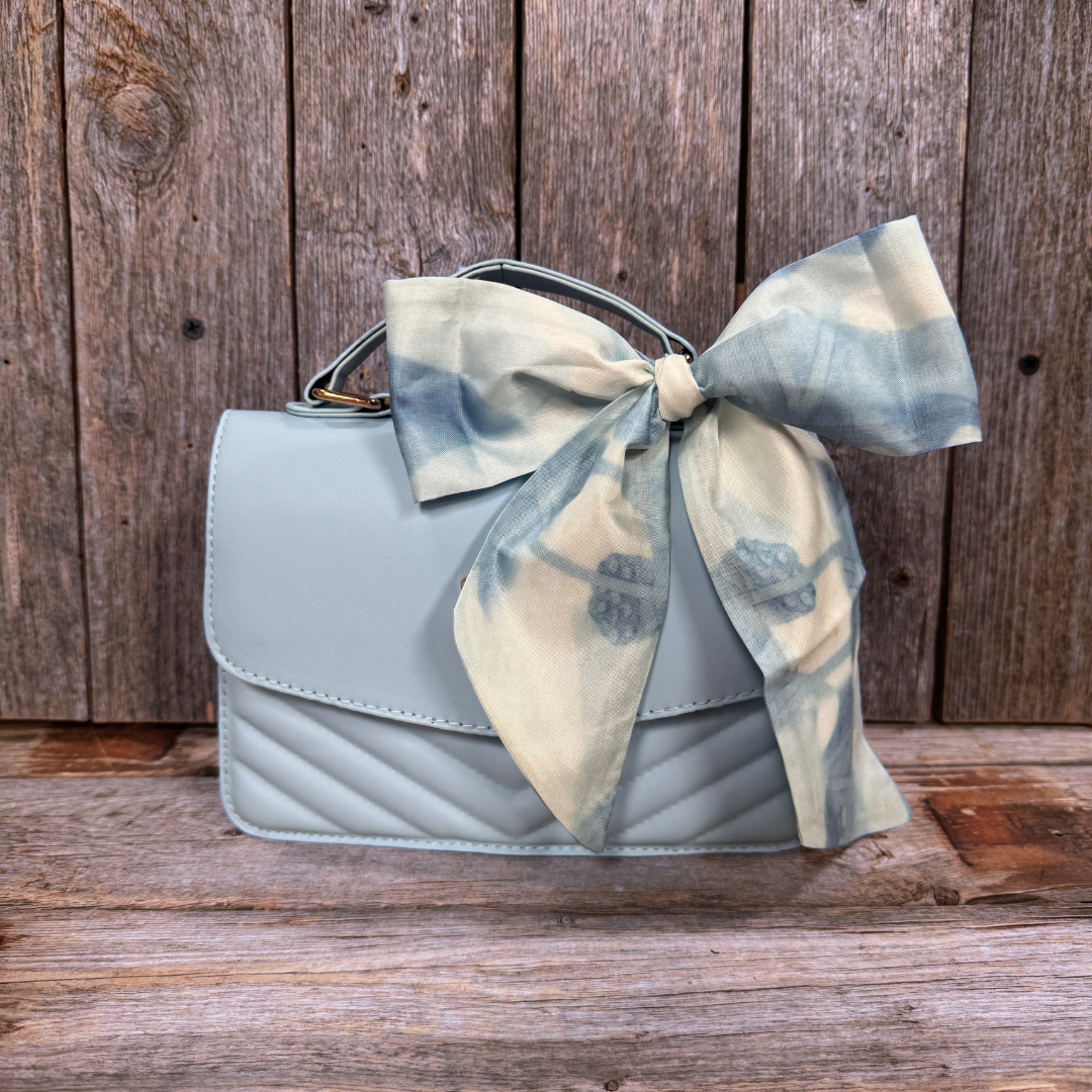 Blue Western Skinny Mini Wild Rag Scarf / Cowgirl Necktie #TW117