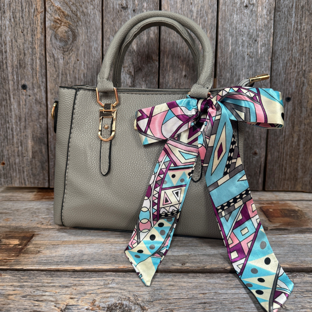 Blue and Purple Western Skinny Mini Wild Rag Scarf / Cowgirl Necktie #TW329