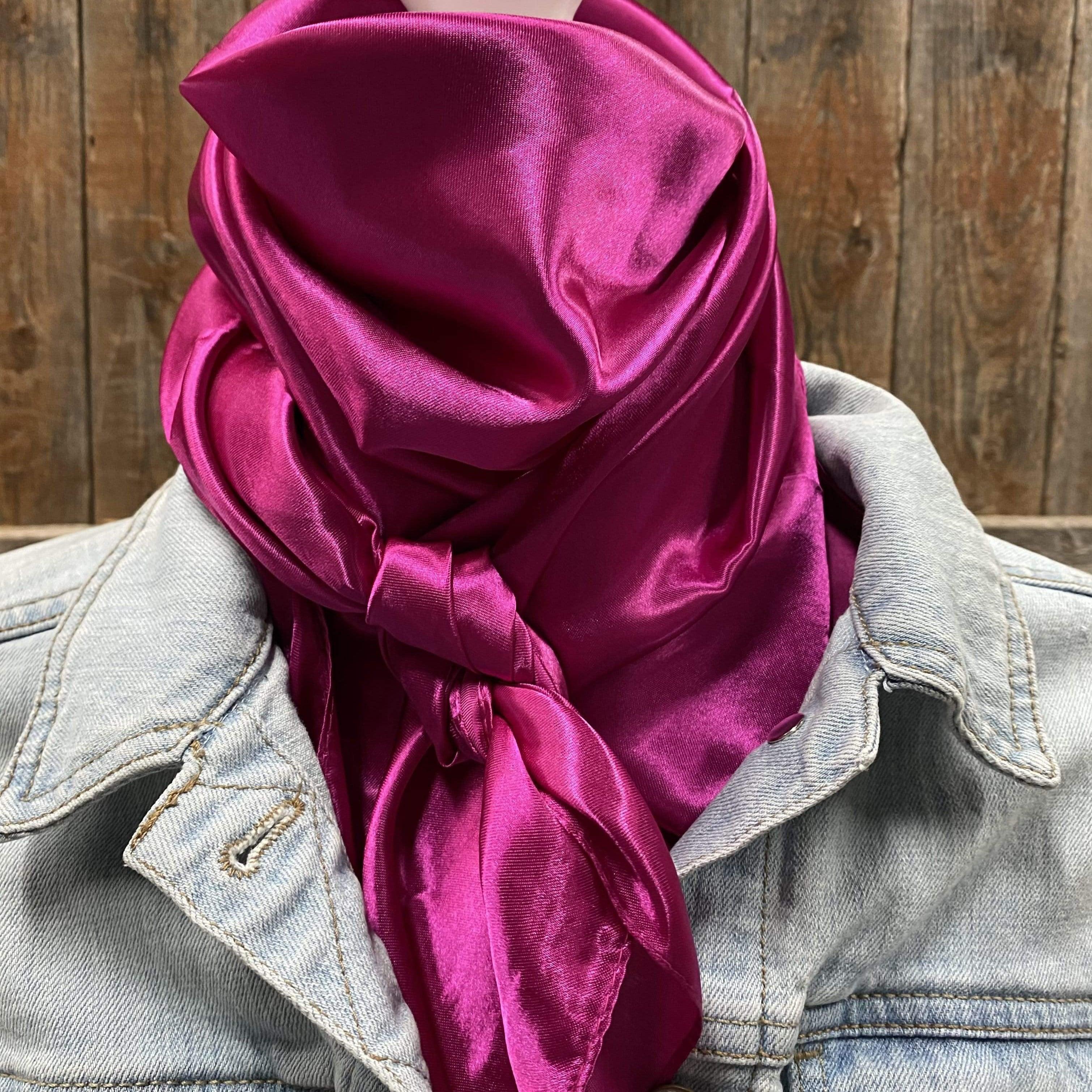 Wild Rags WRS12 Solid Fuchsia Wild Rag/Scarf WRS12