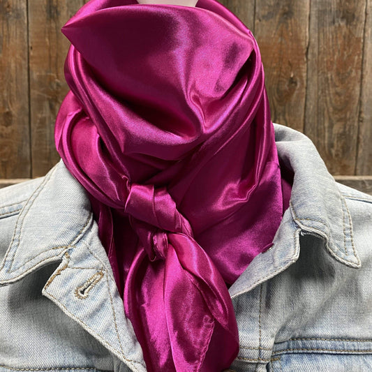 Wild Rags WRS12 Solid Fuchsia Wild Rag/Scarf WRS12