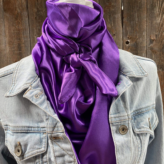Wild Rags WRS1 Solid Purple Wild Rag / Scarf WRS1
