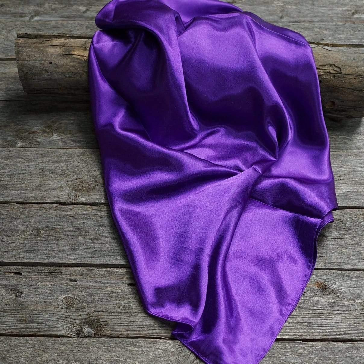 Wild Rags WRS1 Solid Purple Wild Rag / Scarf WRS1