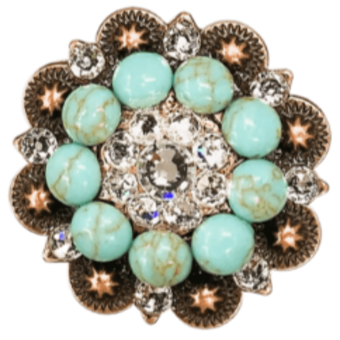 Copper Turquoise - Clear - RODEO DRIVE