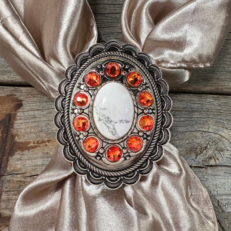 Cabochon and Crystal Wild Rag Slide #WRSCCWTFO