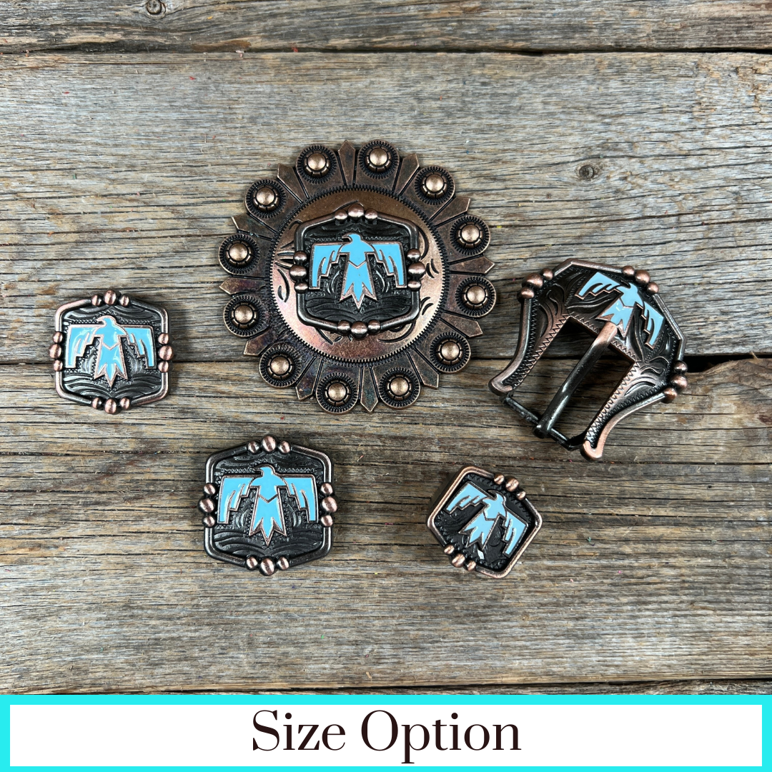 Copper Thunderbird Western Concho W116