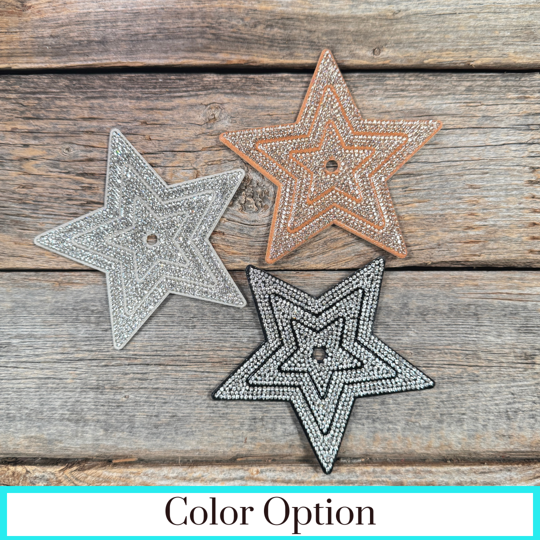 Big Star Rhinestone Rosette