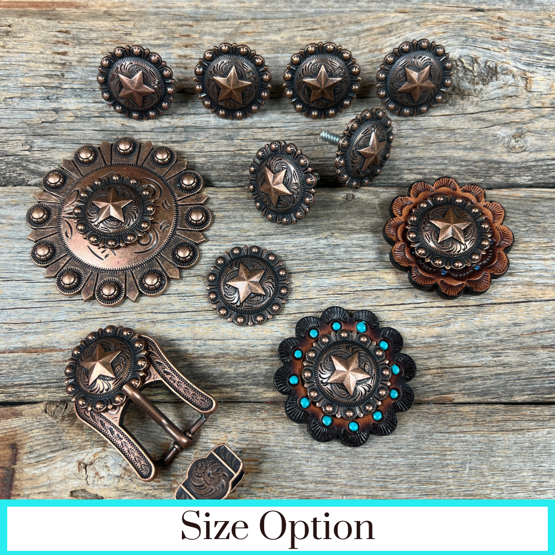 Copper Star Western Concho W175