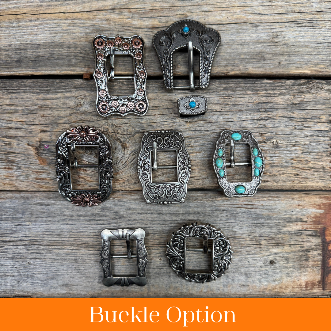 Antique Silver Western Buckles - Assorted