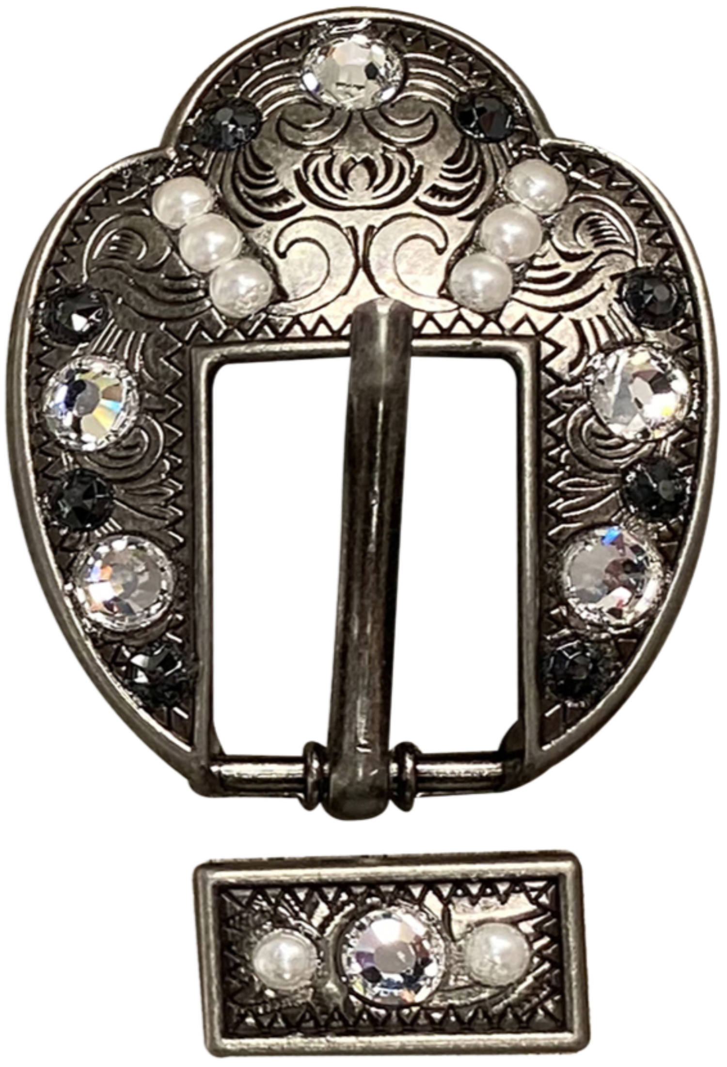 ANTIQUE SILVER JET - PEARL - CLEAR - RODEO DRIVE