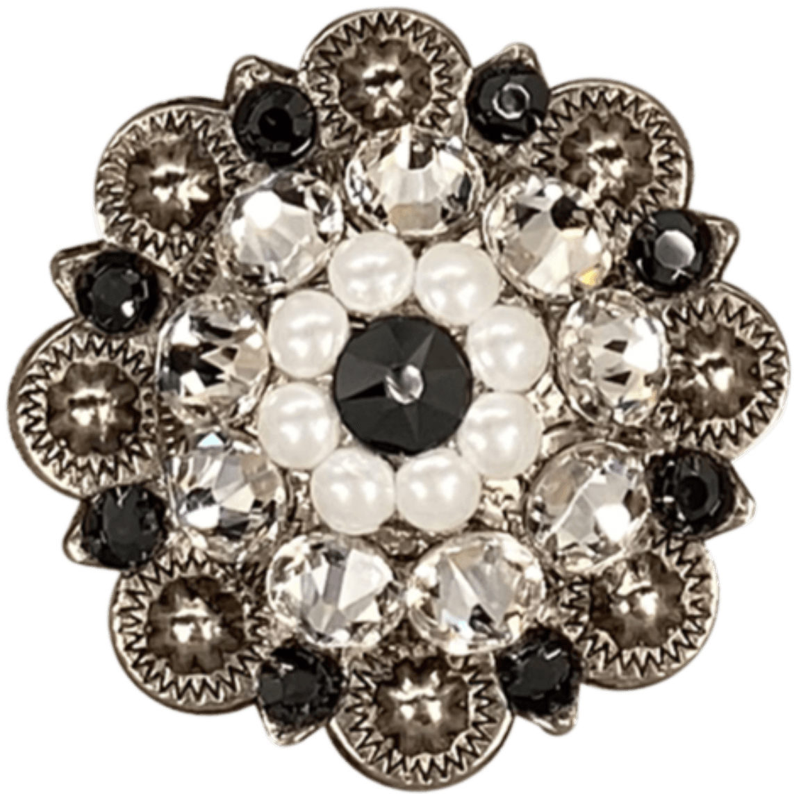 ANTIQUE SILVER JET - PEARL - CLEAR - RODEO DRIVE