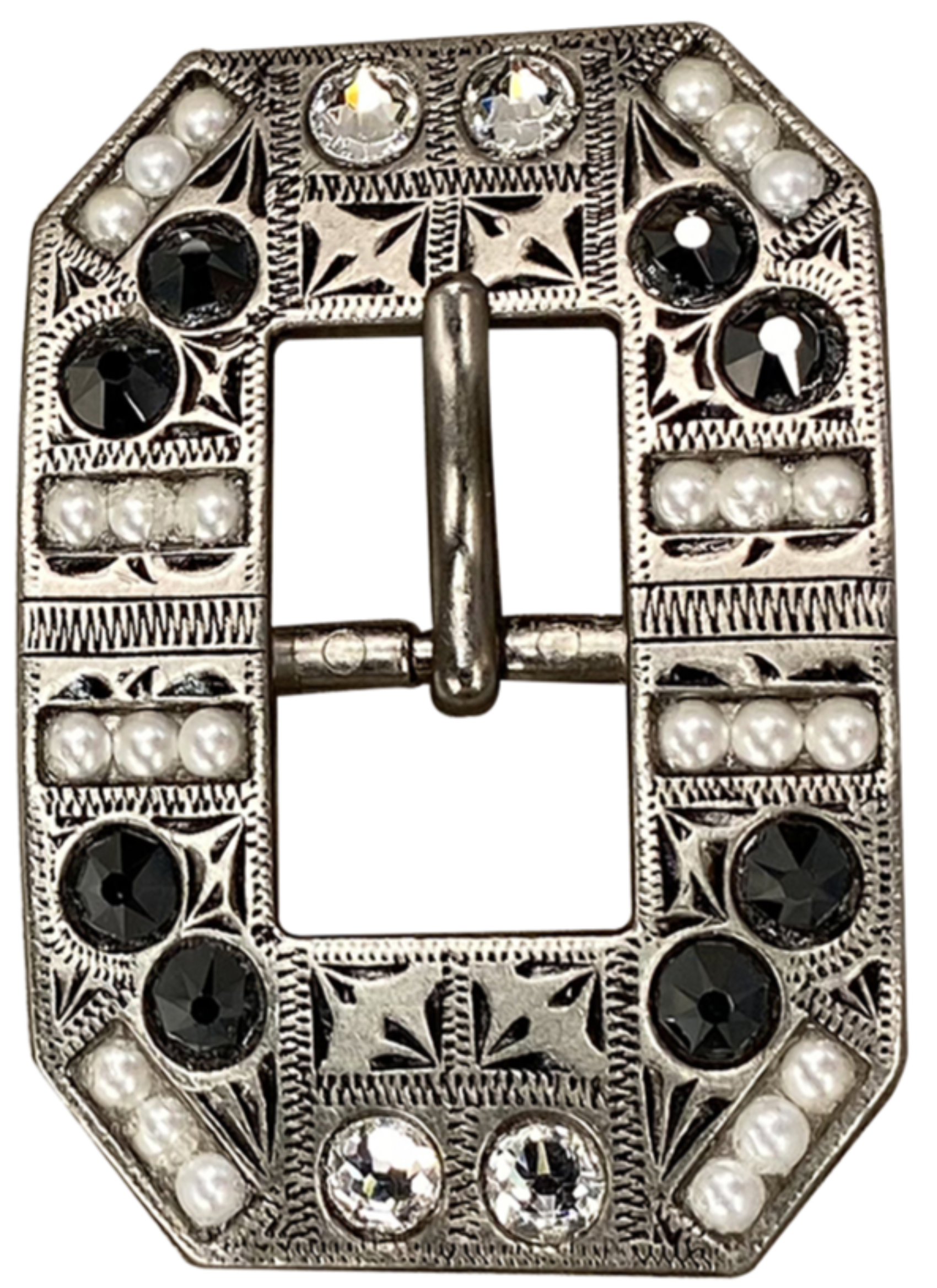 ANTIQUE SILVER JET - PEARL - CLEAR - RODEO DRIVE