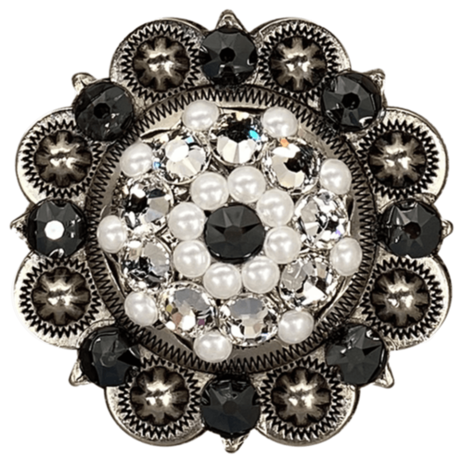 ANTIQUE SILVER JET - PEARL - CLEAR - RODEO DRIVE