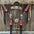 Floral Whipstitch Black and Red Browband / One Ear - Triangle / Gladiator Breastcollar Tack Set #BBBC642