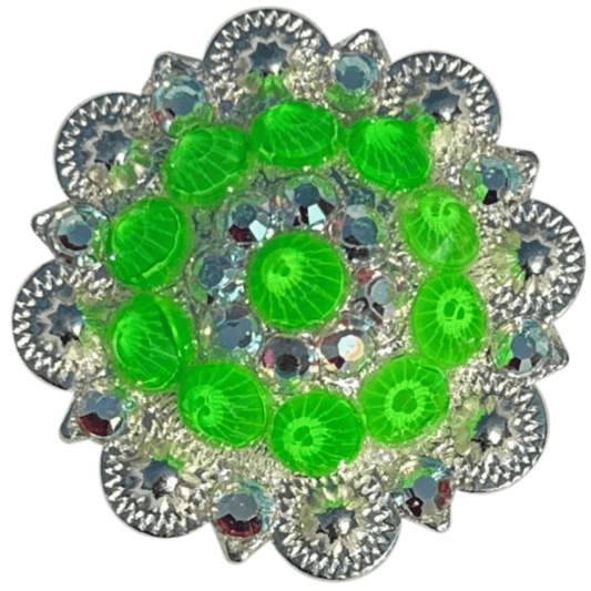 Bright Silver Neon Green and AB - RODEO DRIVE