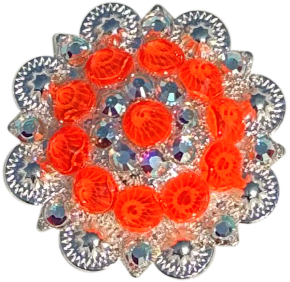 Bright Silver Neon Orange and AB - RODEO DRIVE