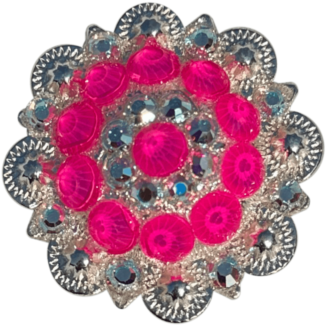 Bright Silver Neon Pink and AB - RODEO DRIVE