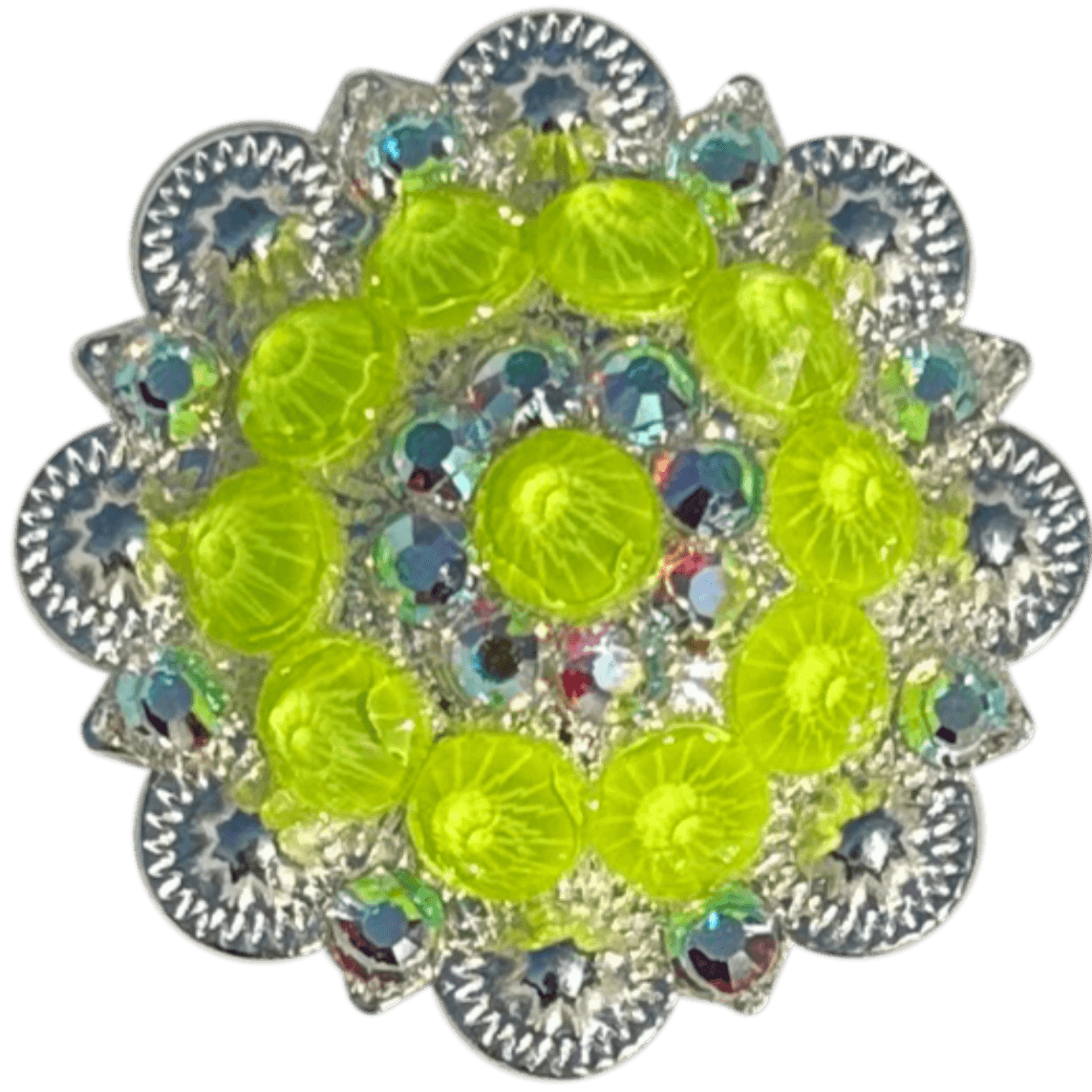 Bright Silver Neon Yellow and AB - RODEO DRIVE