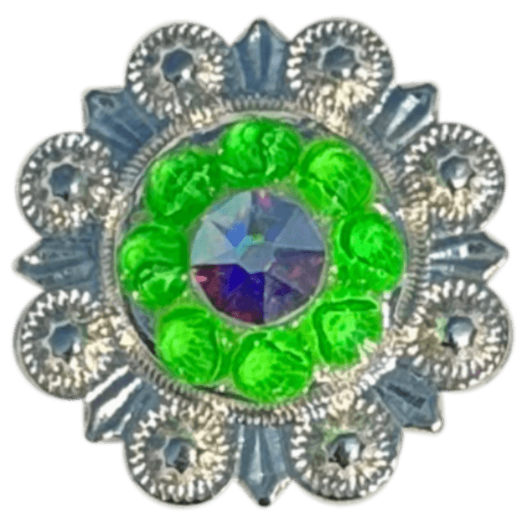 Bright Silver Neon Green and AB - RODEO DRIVE