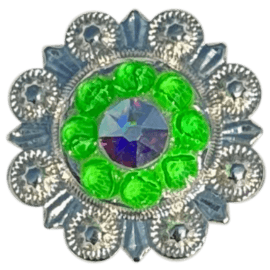 Bright Silver Neon Green and AB - RODEO DRIVE