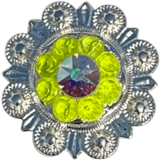 Bright Silver Neon Yellow and AB - RODEO DRIVE