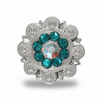 Bright Silver Teal & AB - RODEO DRIVE