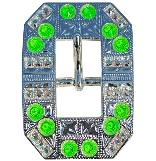 Bright Silver Neon Green and AB - RODEO DRIVE