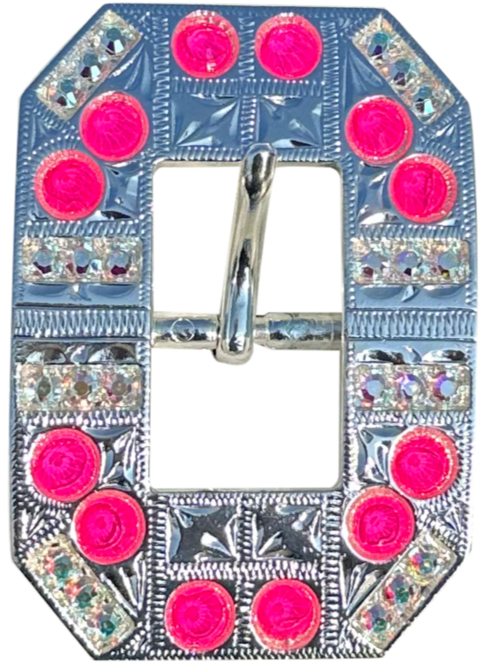 Bright Silver Neon Pink and AB - RODEO DRIVE