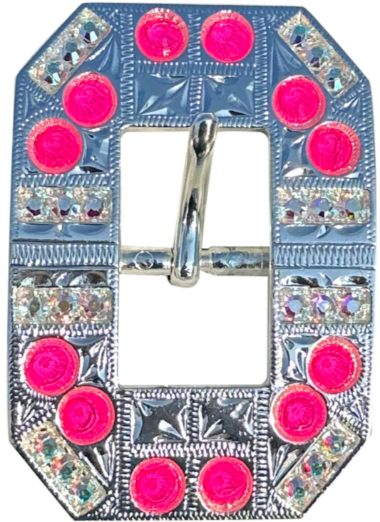 Bright Silver Neon Pink and AB - RODEO DRIVE