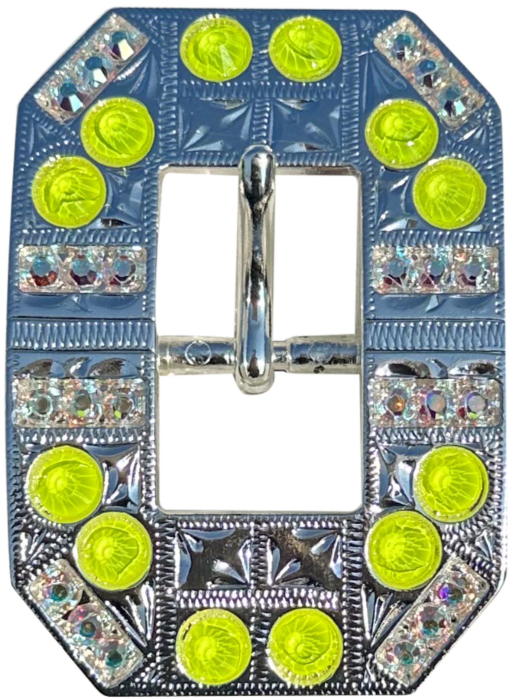 Bright Silver Neon Yellow and AB - RODEO DRIVE