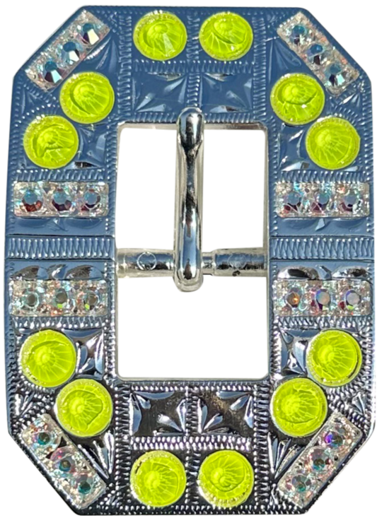 Bright Silver Neon Yellow and AB - RODEO DRIVE