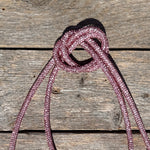 Pink Rhinestone Bolo Tie with Crystal Slide
