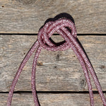 Pink Rhinestone Bolo Tie with Crystal Slide