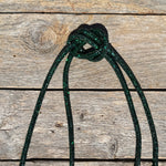 Emerald Rhinestone Bolo Tie with Western Slide