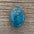 1" Oval Cabochon Stone Concho - Turquoise, Fuchsia, Rust, Blue, Sage, Lapis, White, Green