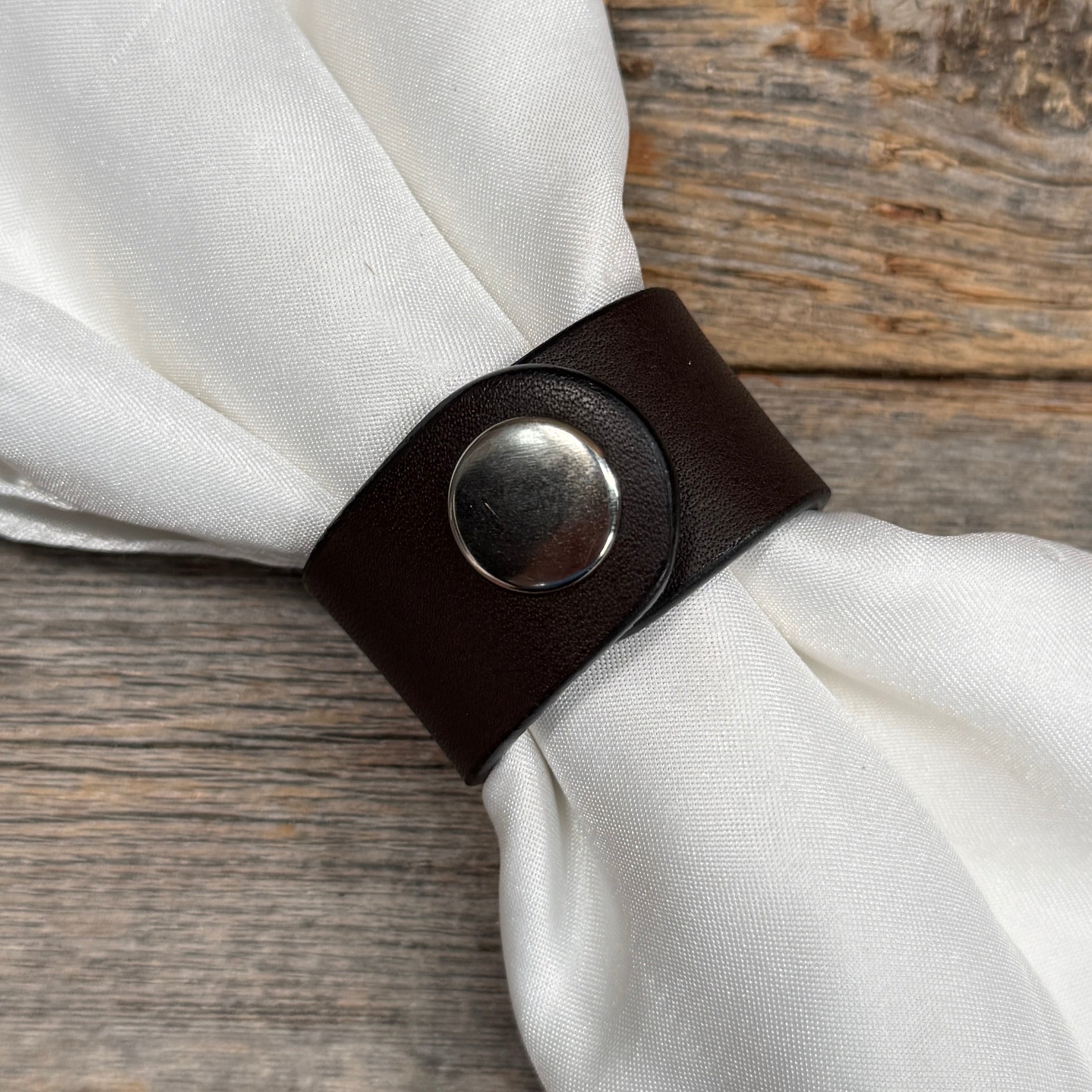 Antique Silver Texas Star Western Concho Napkin Ring #CNR112