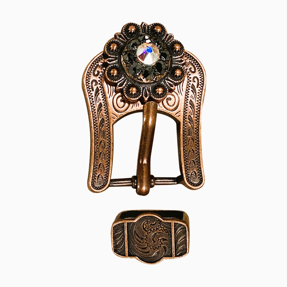 Copper Jet - AB -  Crystal Conchos Sizes from 1