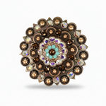 Copper Topaz - Turquoise - AB Crystal Conchos | Sizes 1"- 3" | Buckles | Saddle Set | Leather Rosettes | Slide