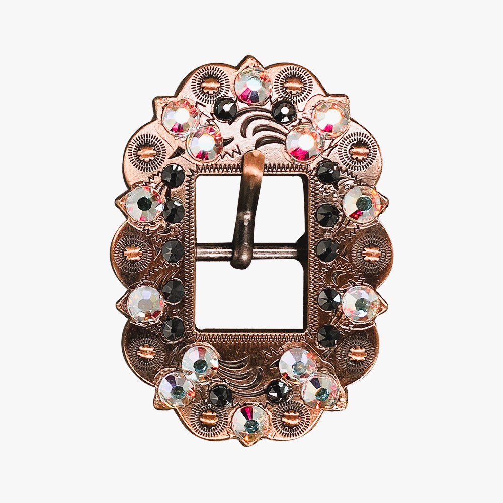 Copper Jet - AB -  Crystal Conchos Sizes from 1