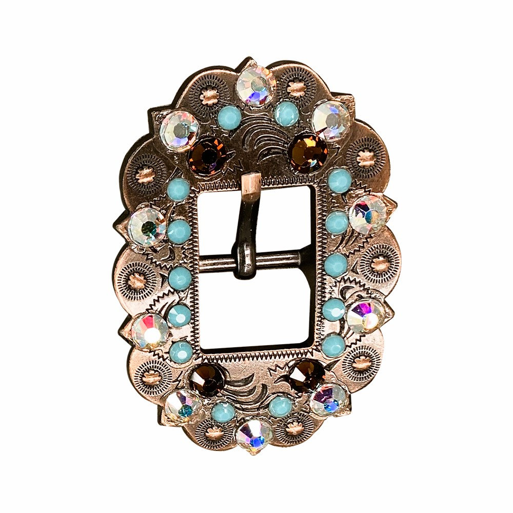 Copper Topaz - Turquoise - AB - Crystal Conchos Sizes from 1